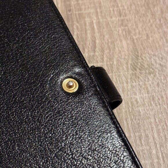 Chanel Classic Logo Clasp Black MM Agenda - Picture 3 of 7